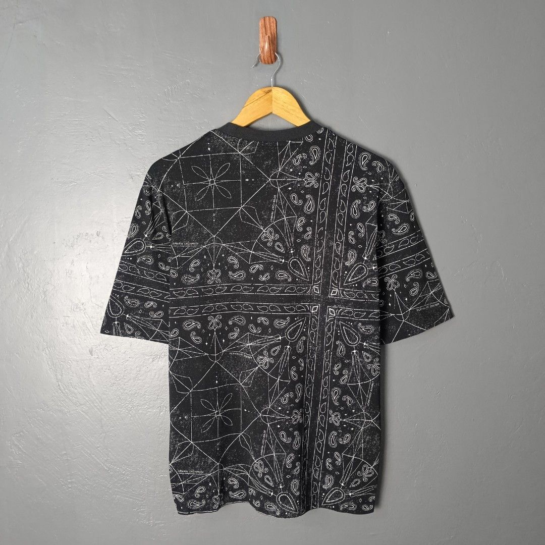 For Men - Armani Exchange - Paisley (Category: Tshirts & Polo Shirts ) located in Bacolod City. Submitted by drop.ph (Listing ID 1466867956, Image 2). Description: Armani Exchange - Paisley Authentic *Oversized *Size XS - 20.5x26 *Excellent *No Flaws *Price: 1,000php *Add SF if outside Bacolod City .