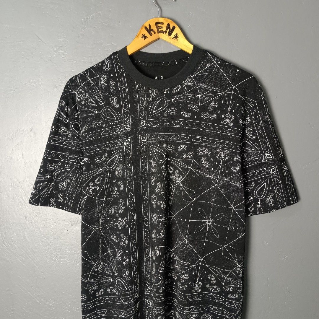 For Men - Armani Exchange - Paisley (Category: Tshirts & Polo Shirts ) located in Bacolod City. Submitted by drop.ph (Listing ID 1466867956, Image 3). Description: Armani Exchange - Paisley Authentic *Oversized *Size XS - 20.5x26 *Excellent *No Flaws *Price: 1,000php *Add SF if outside Bacolod City .