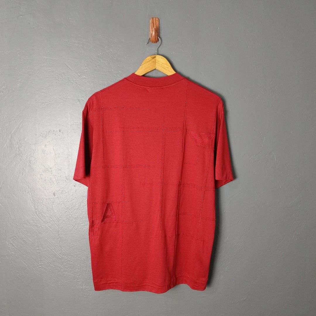 For Men - Emporio Armani (Category: Tshirts & Polo Shirts ) located in Bacolod City. Submitted by drop.ph (Listing ID 1466868756, Image 2). Description: Emporio Armani - Embroidered Authentic *Size S fits M - 20.5x26.5 *Very Good *Loose stitch, stains *Price: 680php *Add SF if outside Bacolod City.