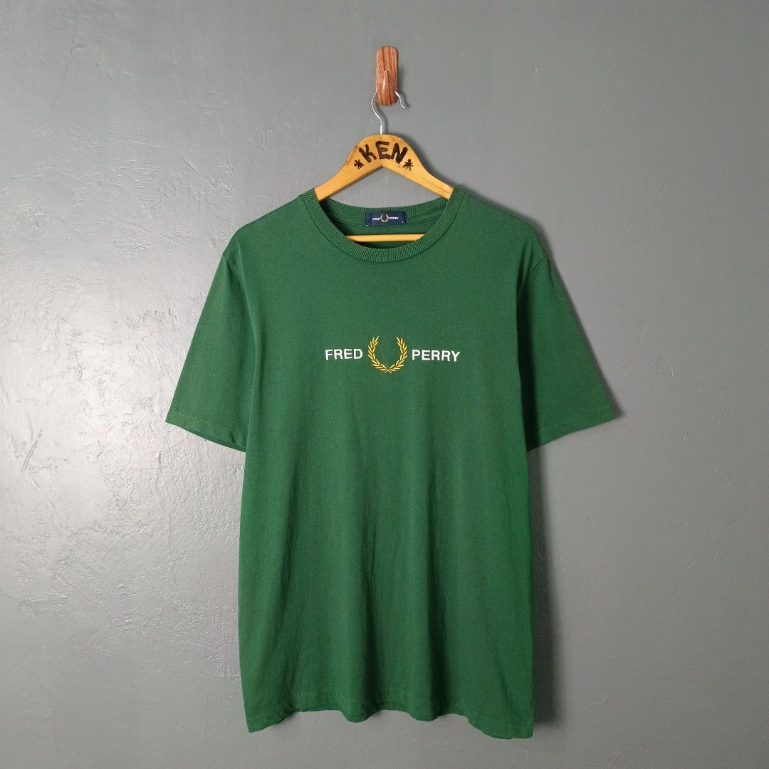 For Men - Fred Perry (Category: Tshirts & Polo Shirts ) located in Bacolod City. Submitted by drop.ph (Listing ID 1466864557, Image 1). Description: Fred Perry - Embroidered Authentic *Size L - 21.5x29 *Very Good *Lightly used *Price: 880php *Add SF if outside Bacolod City.