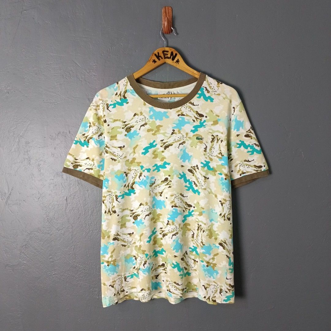 For Men - Lacoste - AOP Croc (Category: Tshirts & Polo Shirts ) located in Bacolod City. Submitted by drop.ph (Listing ID 1466841963, Image 1). Description: Lacoste - AOP Croc Shirt - Vintage Authentic *Size 6 fits L - 22x26.5 *Excellent *No Flaws *Price: 1,000php *Add SF if outside Bacolod City .