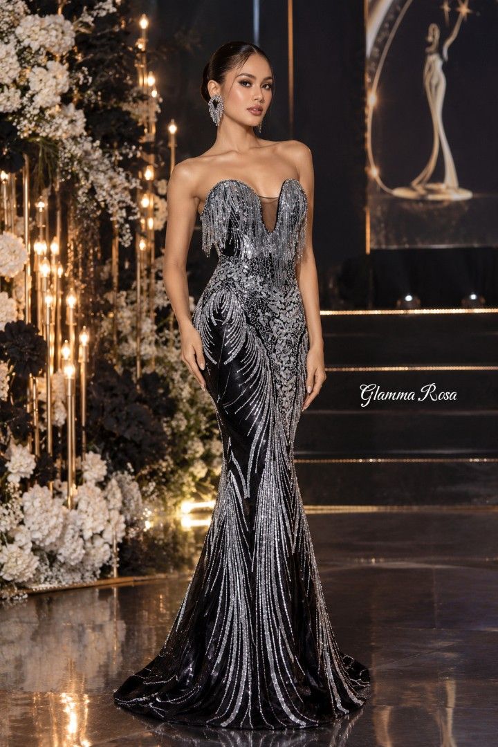 FOR RENT‼️ PREMIUM BLACK SILVER FISHBONE INSPIRED PATTERN SEQUINS LONG GOWN ✨ (Category: Evening dresses & gowns) located in Manila. Submitted by glammarosa (Listing ID 1466929438, Image 1). Description: FB page: Glamma Rosa Gown & Suit Rental FOR RENT‼️ PREMIUM BLACK SILVER FISHBONE INSPIRED PATTERN SEQUINS LONG GOWN ✨ 𝑹𝑬𝑺𝑬𝑹𝑽𝑬 𝒀𝑶𝑼𝑹 𝑺𝑳𝑶𝑻 𝑵𝑶𝑾 ‼️ Php 1k rent 🌹 Extra Small 🌹 3 days rental [Pick up, event, return]. 🌹 Can do advan