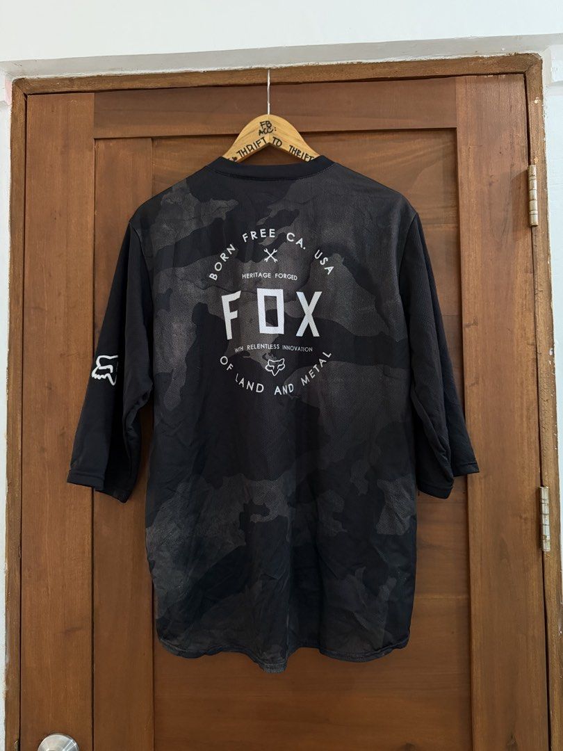FOX RACING 3/4 SLEEVE CAMOUFLAGE (Category: Announcements) located in Manila. Submitted by triptothrift7 (Listing ID 1466915700, Image 1). Description: pm me for fast transaction! FOX RACING 3/4 SLEEVE CAMOUFLAGE for only 800 size medium width 21 x 27/28 length no issue excellent condition color rate 9/10 mode of payment gcash or bank transfer location Biñan laguna.