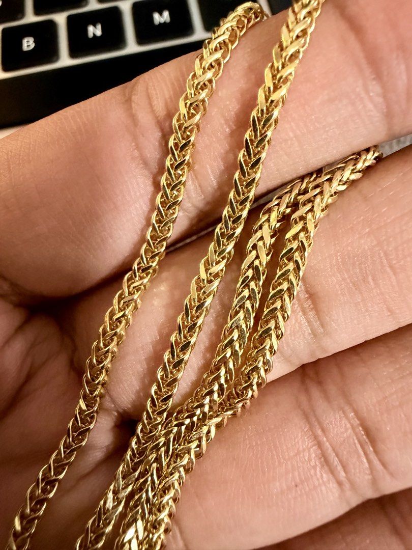Foxtail Necklace (Category: Necklaces) located in Makati City. Submitted by prelovedgemsbychris (Listing ID 1466967670, Image 3). Description: Foxtail Necklace Selling per piece not per gram 20” 8 grams Brand new.