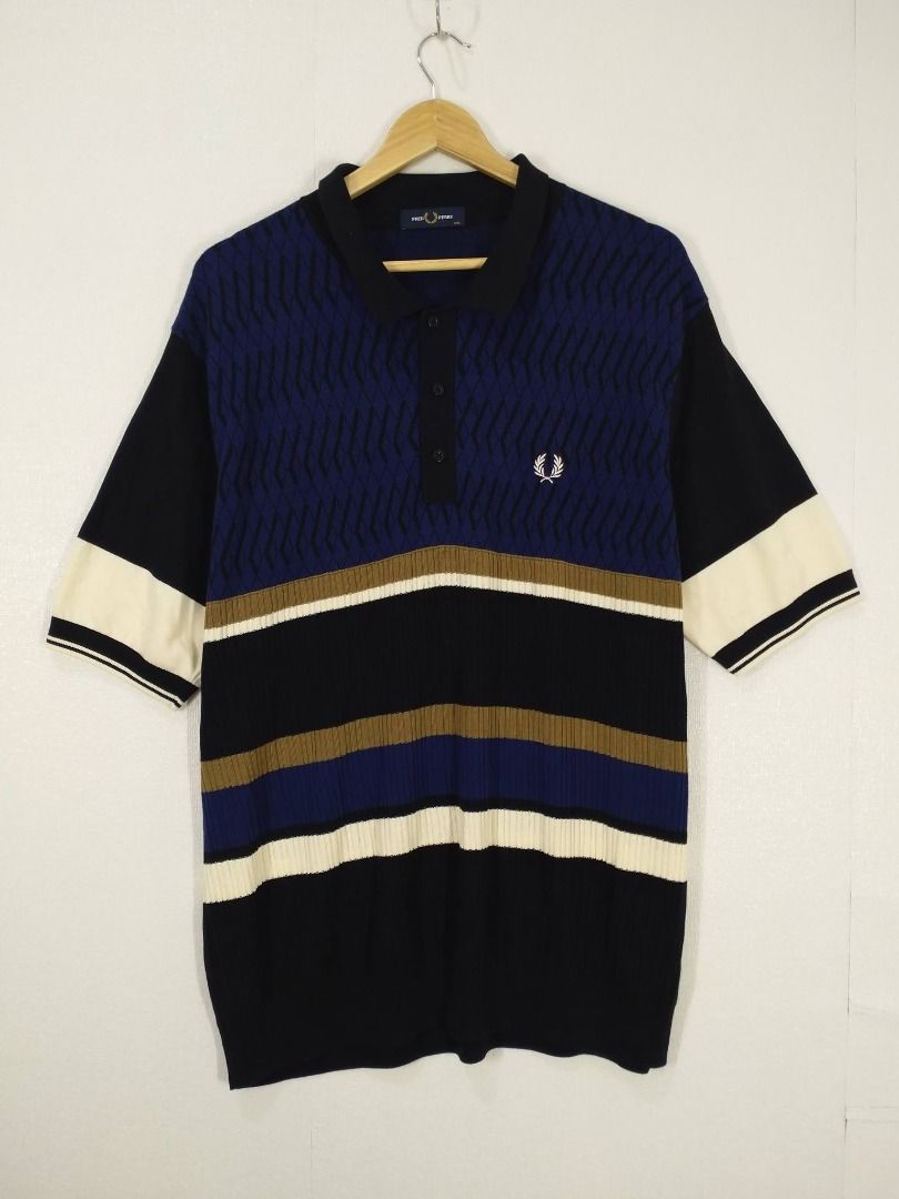 FRED PERRY KNIT POLO SHIRT (Category: Tshirts & Polo Shirts ) located in Baguio. Submitted by fashionfinds1999 (Listing ID 1466798423, Image 1). Description: 29 X 24 XLARGE EXCELLENT CONDITION + SHIPPING FEE.