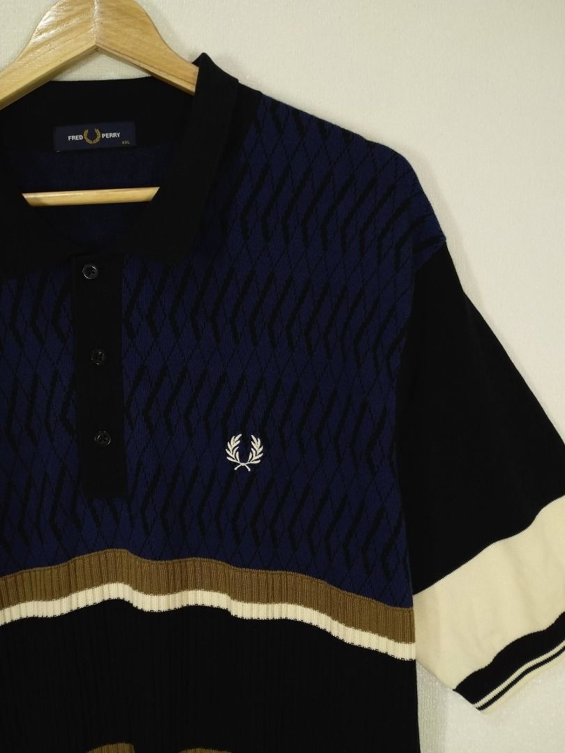 FRED PERRY KNIT POLO SHIRT (Category: Tshirts & Polo Shirts ) located in Baguio. Submitted by fashionfinds1999 (Listing ID 1466798423, Image 3). Description: 29 X 24 XLARGE EXCELLENT CONDITION + SHIPPING FEE.