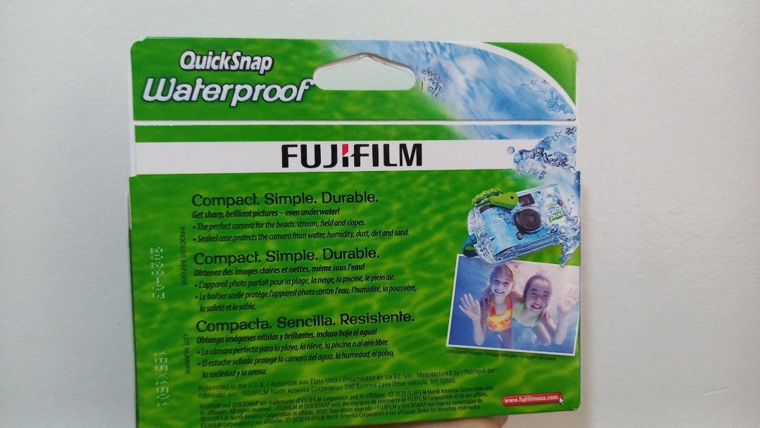 Fujifilm quicksnap waterproof disposable camera (Category: Cameras) located in Quezon City. Submitted by fruitspunchsamurai14 (Listing ID 1466970820, Image 2). Description: .