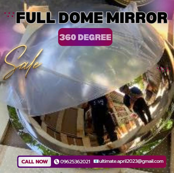 Full Dome Mirror 360Degree For Sale (Category: Other Home Appliances) located in Caloocan City. Submitted by coolstorm-71de73 (Listing ID 1466878976, Image 1). Description: ✅ Big discount for orders ✅ 100% LEGIT TRUSTED SUPPLIER! ✅ With Complete Legal Documents ✅ BIR Registered Description: 1.suitable for convenient shop ,big supermarket, the turning of the road factory , parking lot and anymore corner where need anti-thief. 2.not easy to consume