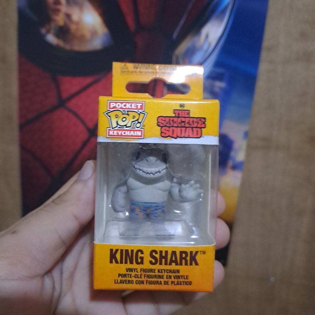 Funko Pocket POP! Keychain King Shark (Category: Western Merchandise) located in Manila. Submitted by free_joe (Listing ID 1466806539, Image 1). Description: - Authentic - Never been opened - MOD: JNT - MOP: GCASH .