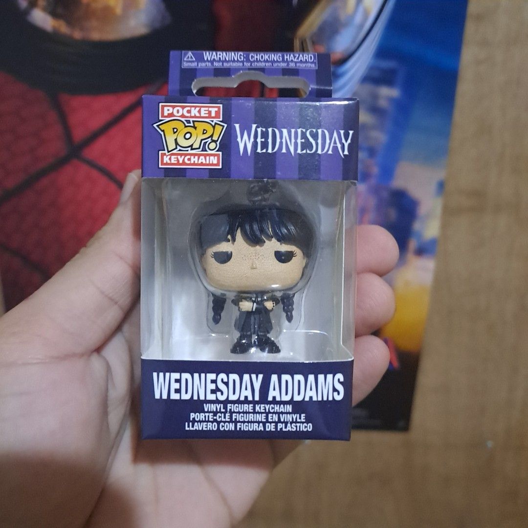 Funko Pocket POP! Keychain Wednesday Addams (Category: Western Merchandise) located in Manila. Submitted by free_joe (Listing ID 1466806008, Image 1). Description: - Authentic - Never been opened - MOD: JNT - MOP: GCASH .