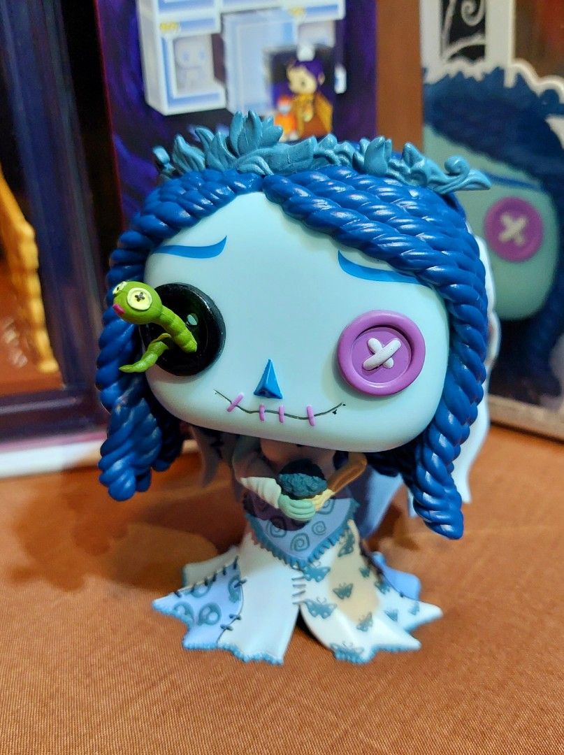 Funko Pop: Emily Patchwork (Category: Other Merchandise) located in Davao. Submitted by yippee_yeddeong (Listing ID 1466913576, Image 2). Description: * Opened only for taking pictures. * Never displayed * Noticeable flaw is the paint on the mouth/lip part. It's already there when it was delivered. (It's prolly is a factory defect.) But it adds to the item's dead-like vibe. * I decided to sell it to earn funds for my medication. Location: Davao C