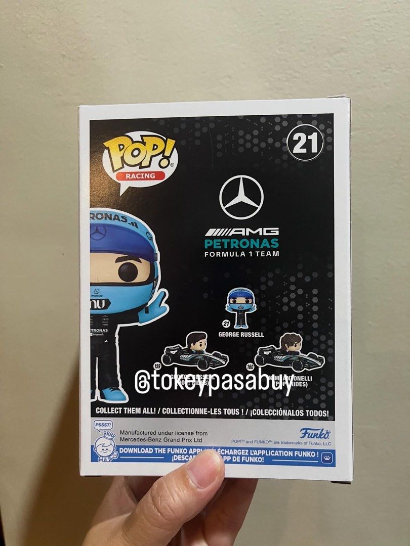 FUNKO POP GEORGE RUSSELL (Category: Figurines & Statues) located in Paranaque City. Submitted by tokeypasabuy (Listing ID 1466896500, Image 3). Description: DECLUTTERING 👌 READY TO SHIP 👌 FUNKO POP GEORGE RUSSELL BOX CONDITION 9/10 1,500 PHP *MINIMAL SCRATCHES/DENTS ON THE CARDBOARD FROM DISPLAY I will send photos before shipping the items to ensure that the ITEMS are in excellent condition. I will do my best in securing the item. I will not be