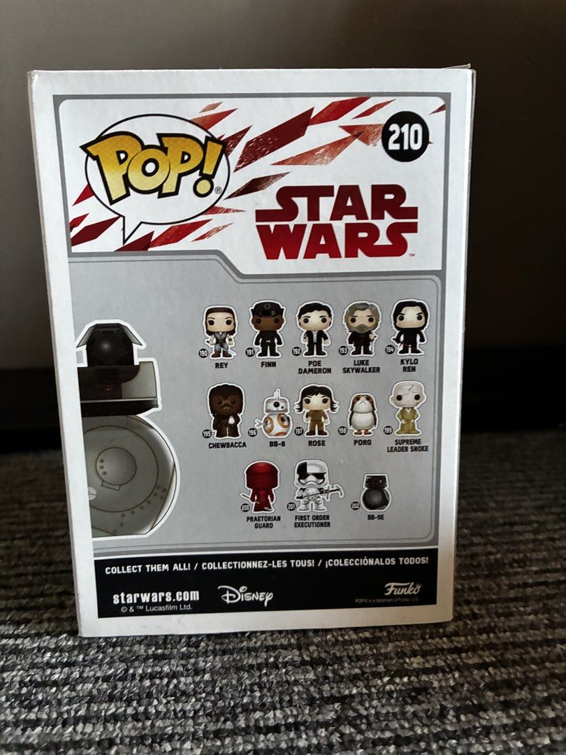 Funko Pop Star Wars Resistance BB Unit 210 Exclusive (Category: Designer & Blind Box Toys) located in Manila. Submitted by nikkoour (Listing ID 1466784941, Image 3). Description: - Item: Funko Pop Star Wars Resistance BB Unit - Number: 210 - Special Feature: Exclusive edition sticker on the front window - Packaging: Includes original box with character artwork - Condition: Great addition to any Star Wars collection.