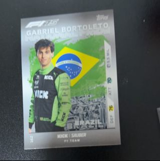 Gabriel Bortoleto AUDI 282, Toys & Collectibles, Trading Cards, Raw ...