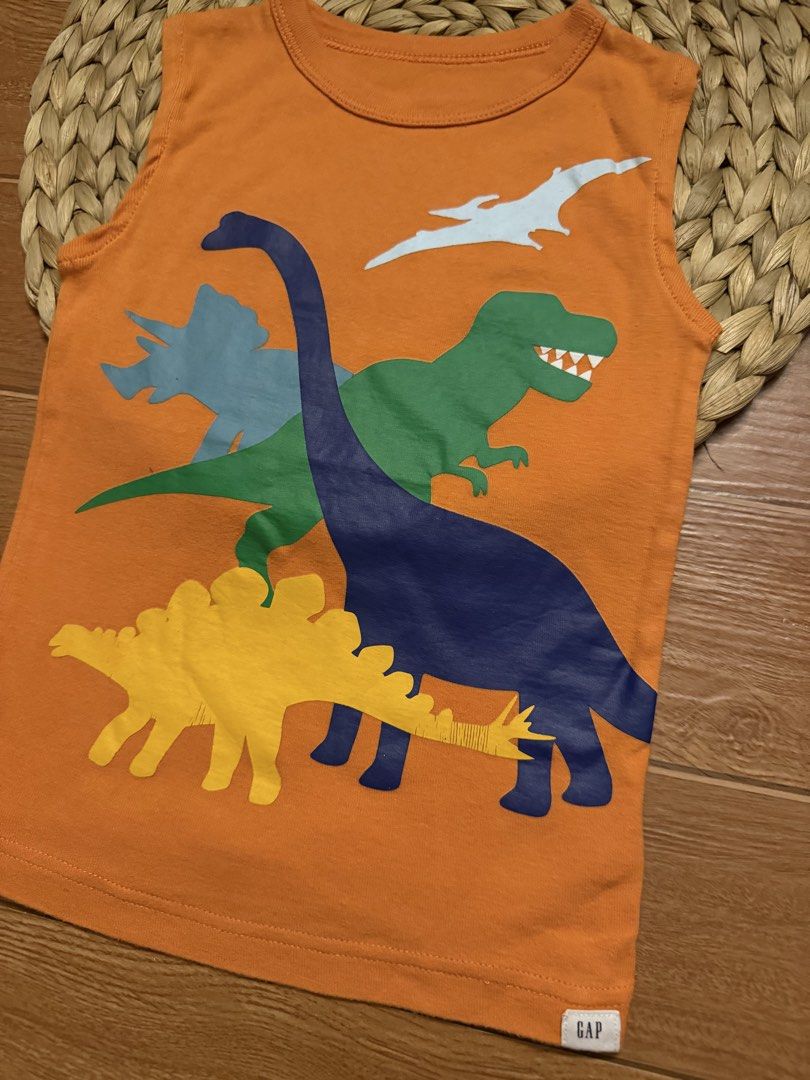 Gap Dino Sando (Category: Babies & Kids Fashion) located in Valenzuela. Submitted by cbsapparel829 (Listing ID 1466840124, Image 2). Description: Hairline print but like new condition 3-4y.
