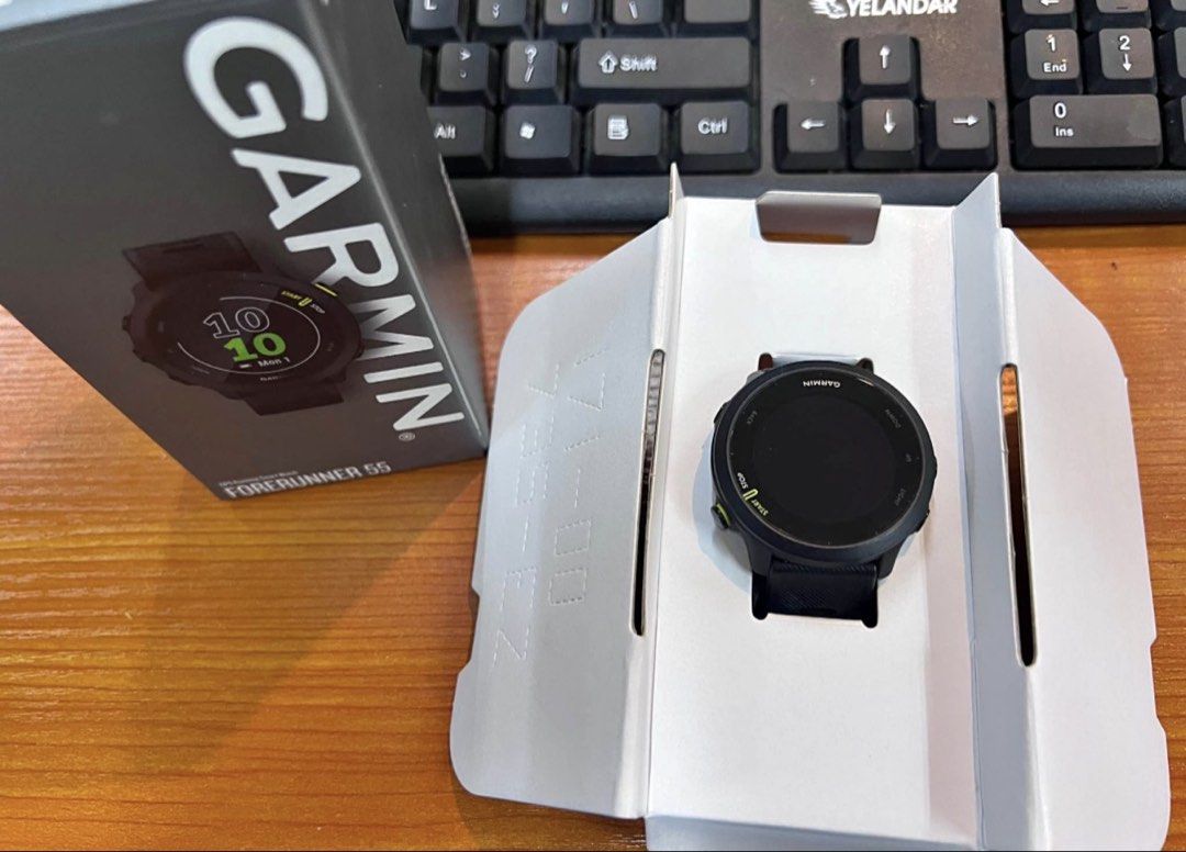 Garmin Forerunner 55 (Category: Cardio & Fitness Machines) located in Las Pinas. Submitted by mainfash (Listing ID 1466968909, Image 1). Description: 100% LEGIT. BRAND NEW AND EXCELLENT CONDITION We protect your transaction. We provide the original receipt Warranty INCLUDED We provide a return policy. If you are not satisfied with your product, 100% money back guarantee FB PAGE: Rakelina Store .