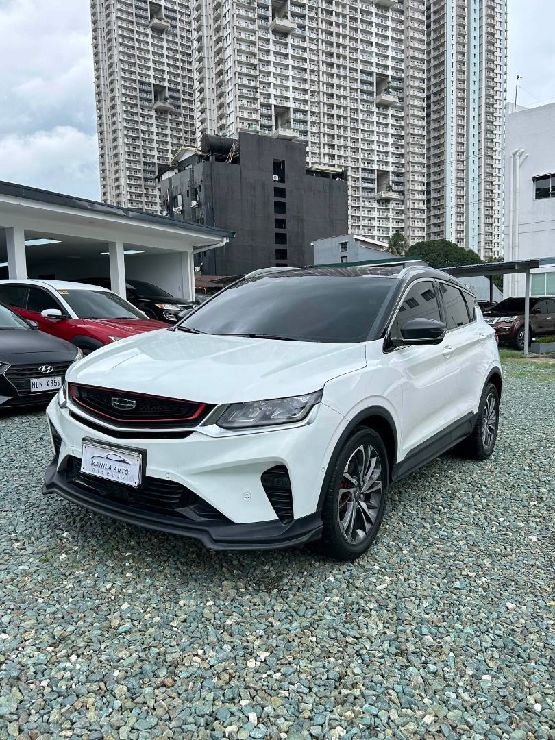 Geely Coolray Sport 1.5L Auto (Category: Used Cars) located in Pasig City. Submitted by pureocean-057512 (Listing ID 1466788450, Image 3). Description: 2020 GEELY COOLRAY SPORT 1.5L GAS AUTOMATIC TRANSMISSION Downpayment: ₱149,700 ✅ ZERO PROCESSING UNTIL OCT 17 ONLY ✅ ⚠️5 SLOTS LEFT ONLY⚠️ Keyless White 5 ending plate Automatic Transmission 55tkms mileage 1.5L Gasoline Engine 360 Degree View Monitor 7"LCD Instrument Panel 18" Rims with Thick Cont