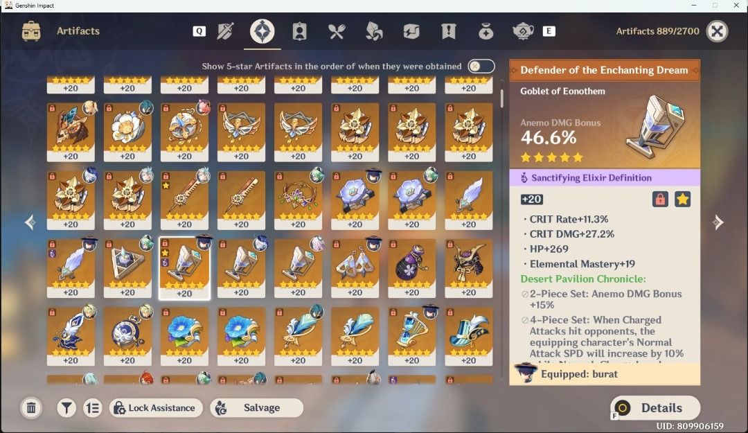 Genshin Account (read description) (Category: Game Gift Cards & Accounts) located in Caloocan City. Submitted by gpldg832070024 (Listing ID 1466856311, Image 3). Description: FS acc (asia) can meet up around angeles pampanga 530 pulls total +1100 genesis crystal from welkin (20days welkin) (self grind) no issue (not ha/he) set user/bday well built characters + lots of elixir and feathers to improve 70pity eb 50pity weapon banner c1r1 wanderer c0r