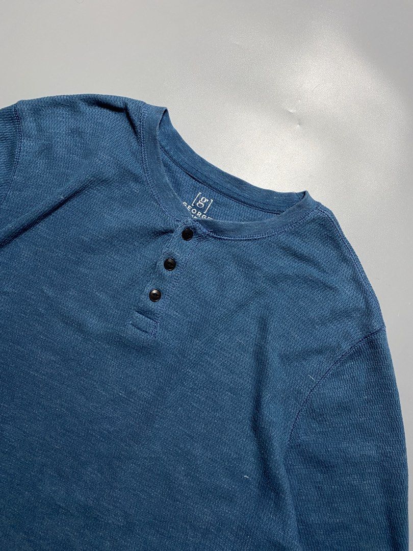George Henley Waffle-Knit Longsleeve (Category: Tshirts & Polo Shirts ) located in Pasay City. Submitted by thrift.wards (Listing ID 1466925060, Image 3). Description: size extra large width: 24 length: 29 no issue.