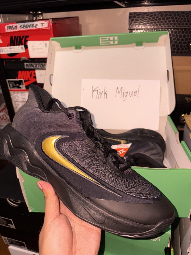 Giannis Immortality 4 “Black Metallic Gold” (Category: Casual Shoes) located in Manila. Submitted by saintkirrkkk (Listing ID 1466965410, Image 1). Description: BNEW with extra laces/complete sizes avail: 9 & 10.5 below srp authentic, money back if proven fake.
