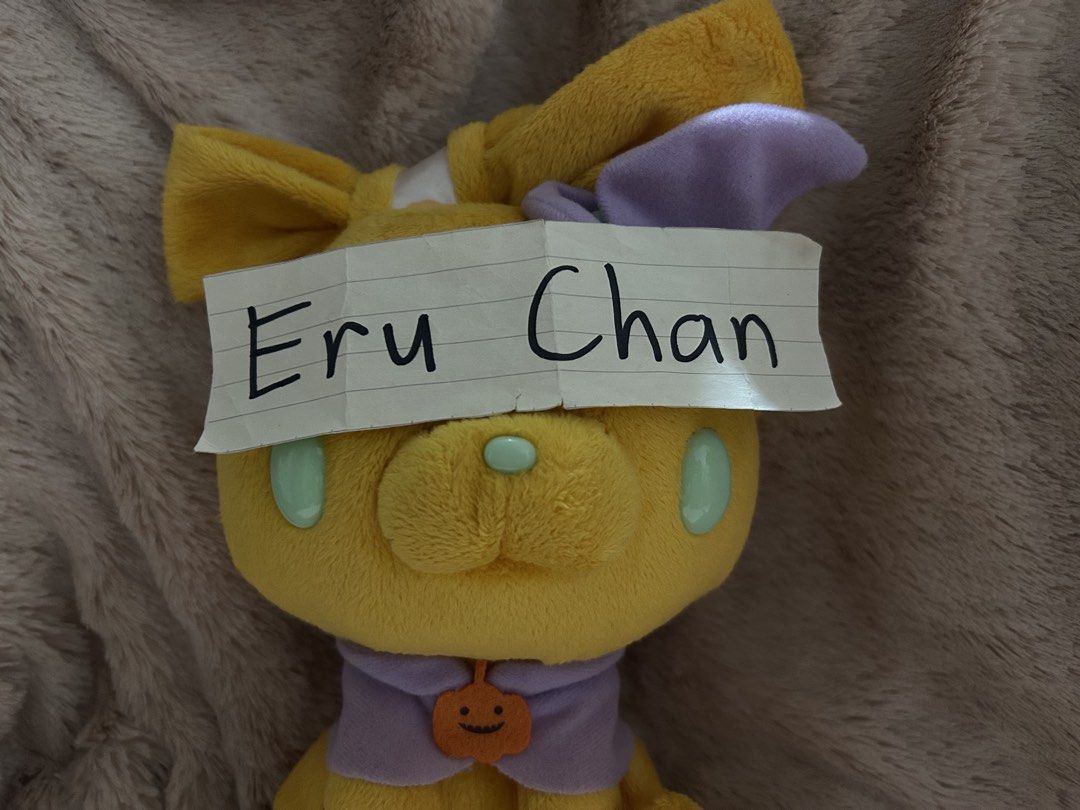 Gloomy Bear Bunny Orange Witch Pumpkin CGP-393 (Category: Plushies & Soft Toys) located in Caloocan City. Submitted by eru.chan (Listing ID 1466845533, Image 2). Description: • clear label & with pptag • no major issue ‎↬STRICTLY🚫: No Cancellation. No Refund ‎↬Payment First. NO COD! ‎↬MOP: GCASH ‎↬Courier: J&T, Lalamove (sf will be shouldered by buyer) ‎↬Loc: Caloocan City.
