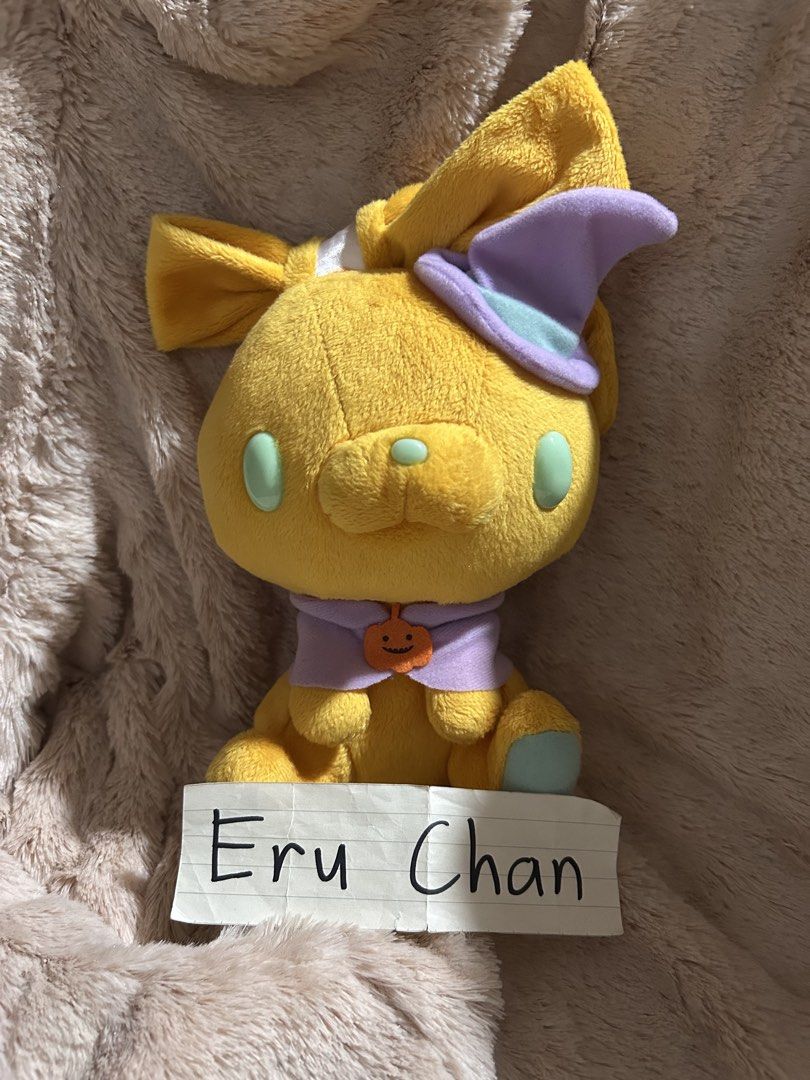 Gloomy Bear Bunny Orange Witch Pumpkin CGP-393 (Category: Plushies & Soft Toys) located in Caloocan City. Submitted by eru.chan (Listing ID 1466845533, Image 1). Description: • clear label & with pptag • no major issue ‎↬STRICTLY🚫: No Cancellation. No Refund ‎↬Payment First. NO COD! ‎↬MOP: GCASH ‎↬Courier: J&T, Lalamove (sf will be shouldered by buyer) ‎↬Loc: Caloocan City.