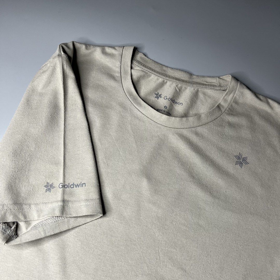 GOLDWIN Quick Dry Short Sleeve Shirt (Category: Activewear) located in Manila. Submitted by aaaaaahhhhhh (Listing ID 1466922036, Image 2). Description: Size 3 21.5W 26.5L Need wash Lalamove or J&t Express + Shipping fee.