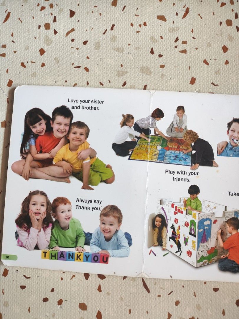 Good Habits Book (Category: Children's Books) located in Taguig. Submitted by cleanupmomma (Listing ID 1466858812, Image 3). Description: Please take time to read ❤️ Big Hardbound Realistic pictures wyiwyg.