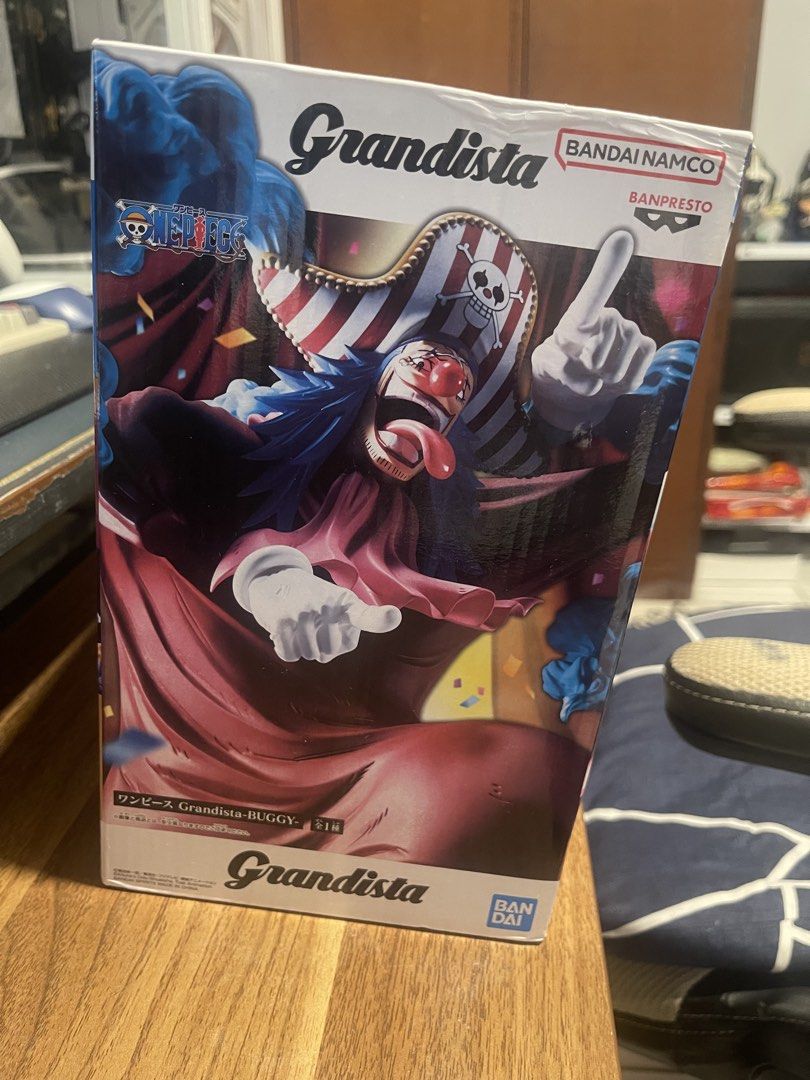 Grandista Buggy (Category: Character Goods) located in Manila. Submitted by happyshark_972904 (Listing ID 1466957303, Image 2). Description: -MIB -box condition 9.5 (creases on top due to shipping).