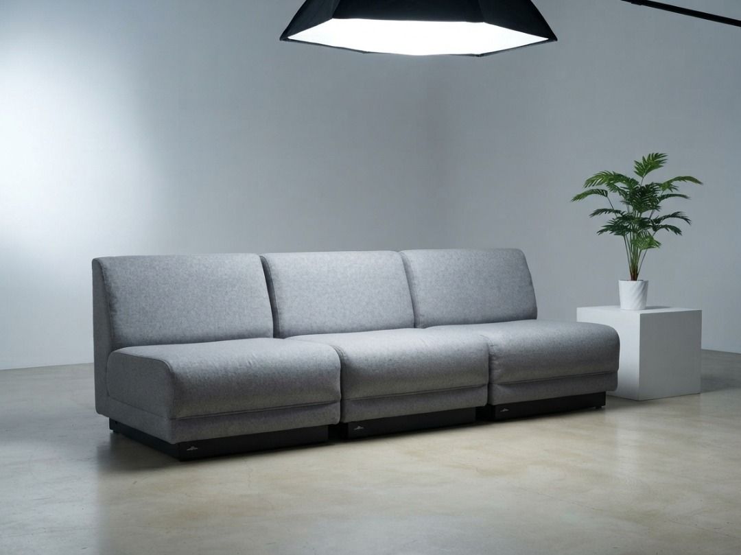 GREY 3-SEATER SOFA (Category: Sofas) located in Valenzuela. Submitted by jesspesongco (Listing ID 1466813780, Image 1). Description: GREY 3-SEATER SOFA PRICE: 14,000 SIZE: L183cm W88cm H66cm - Modular seating for flexible arrangement - Perfect for any living space 📍 LOCATION: OFFICEBUSTERS BALINTAWAK 👤 Look for: Hesus 📞 +639241469350.