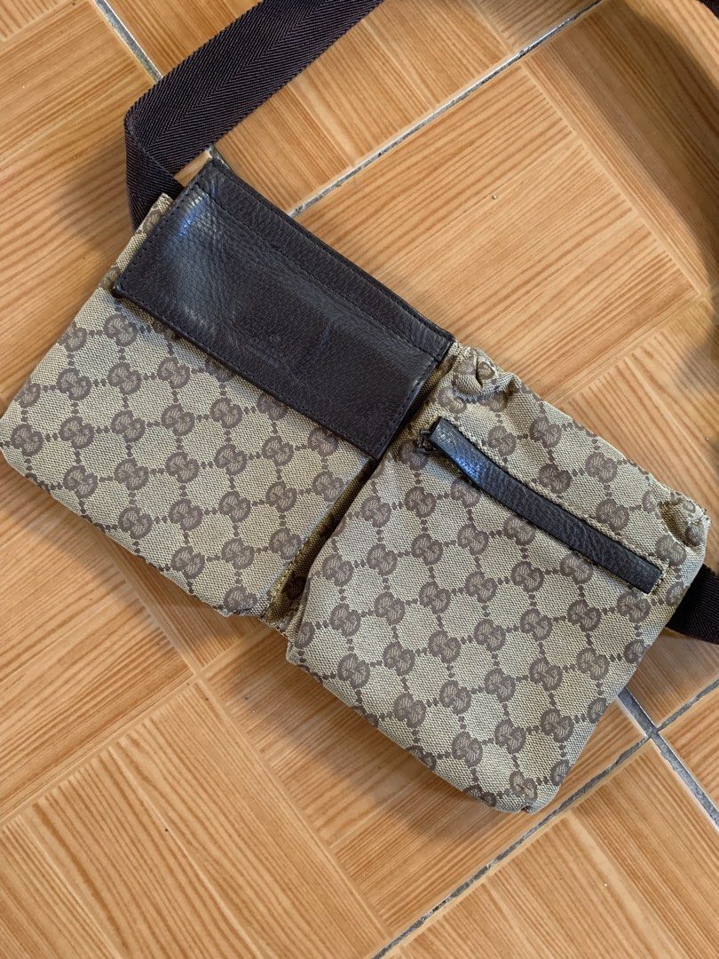 Gucci belt bag (Category: Luxury Bags & Wallets) located in Famy. Submitted by stuffxsogood. (Listing ID 1466860864, Image 2). Description: Gucci belt bag 6.5x12 Good as new Missing puller Not sure if legit.