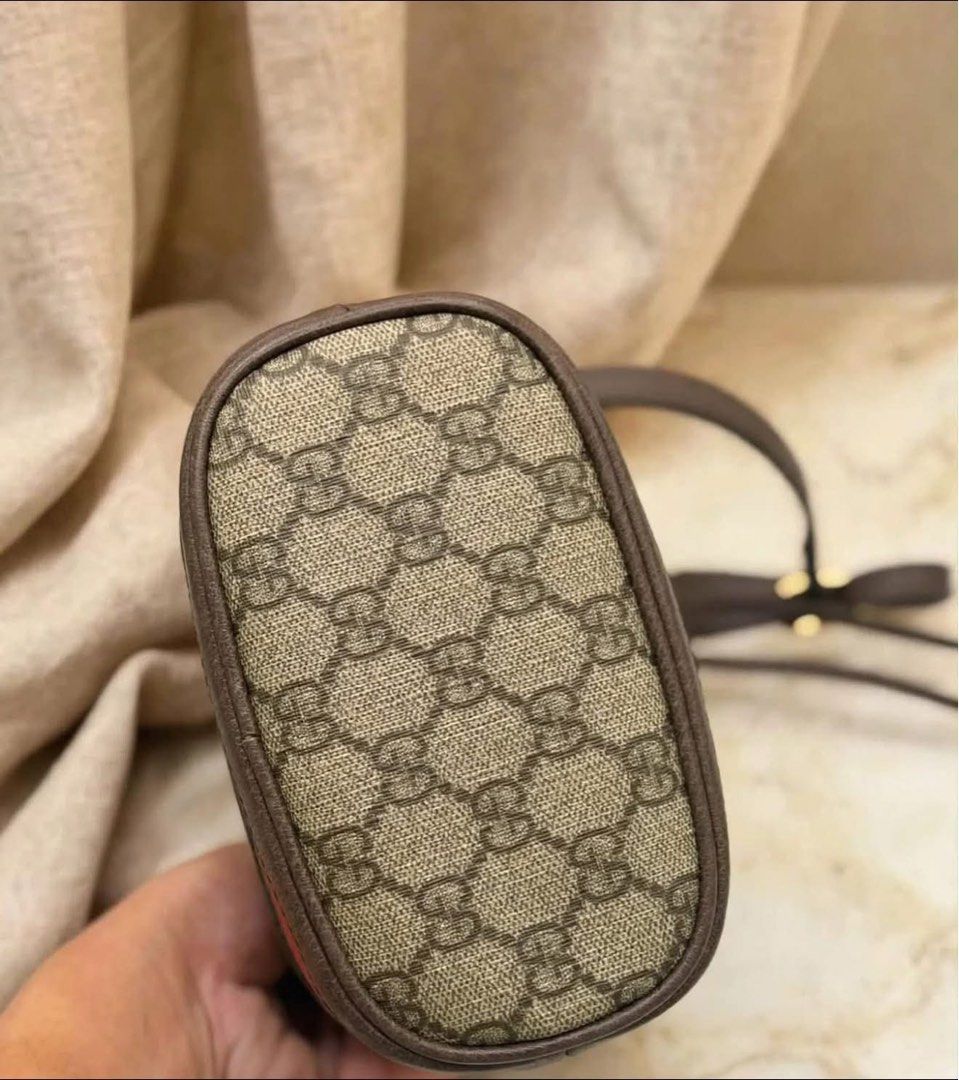 gucci ophidia (Category: Shoulder Bags) located in Mandaluyong City. Submitted by kaikhaleb (Listing ID 1466829645, Image 3). Description: Gucci Ophidia Small GG Bucket Bag GG Supreme preowned complete inclusions with coa. 52,000.