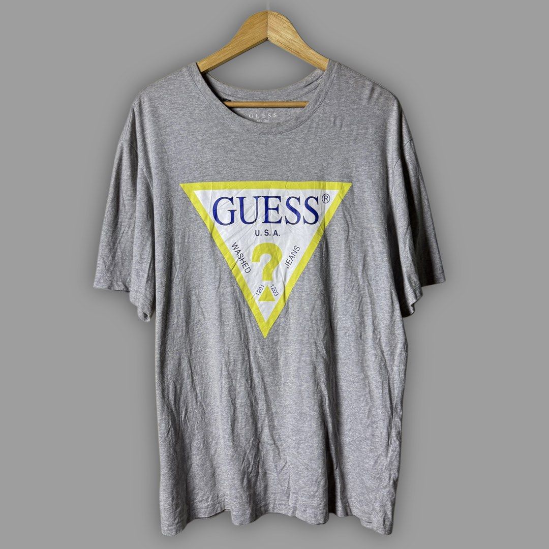 Guess OG (Category: Formal Shirts) located in Zamboanga. Submitted by hype_thrifts (Listing ID 1466862882, Image 1). Description: GUE$$ OG TEE - XL Width: 22 Length: 29 Excellent Condition - 399+SF.