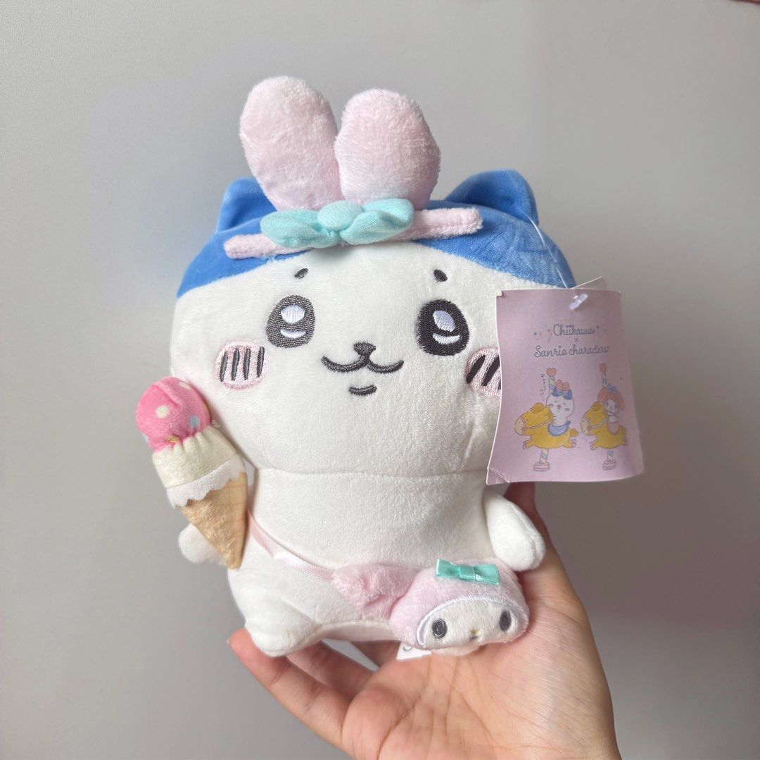 Hachiware Chiikawa x Sanrio Melody Small Plush (Category: Plushies & Soft Toys) located in Manila. Submitted by ashyyel_ (Listing ID 1466837382, Image 1). Description: .