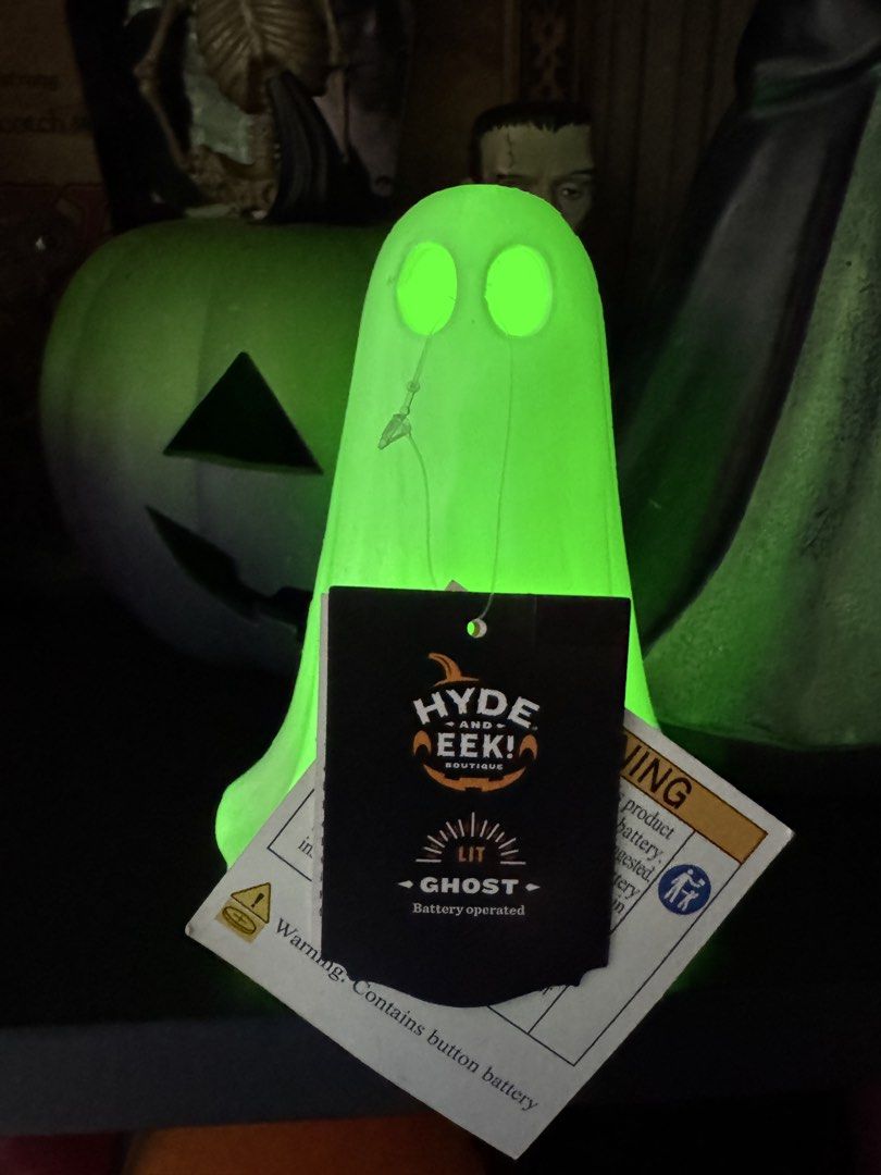 Halloween Decoration Hyde & EEK Lighted Ghost (Category: Occasions & Party Supplies) located in Pasig City. Submitted by JMToysandCollectibles (Listing ID 1466881767, Image 2). Description: Halloween Decoration Hyde & EEK Lighted Ghost PHP499 Size: 7” Inches Pick Up Or Delivery via Lalamove MOP: Gcash/ BPI/ BDO.
