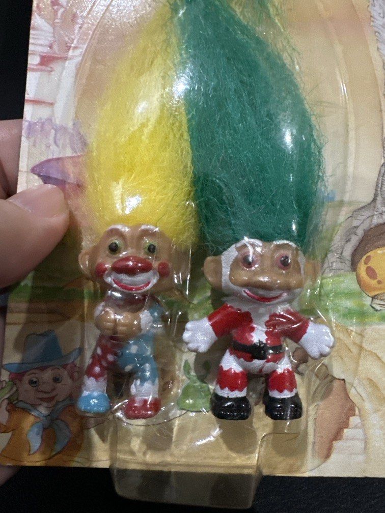 Happy trolls (VINTAGE) (Category: Figurines & Statues) located in Manila. Submitted by krystalchewey_ (Listing ID 1466850189, Image 2). Description: Bnew Actual Photo Posted 295php Trolls Vintage .