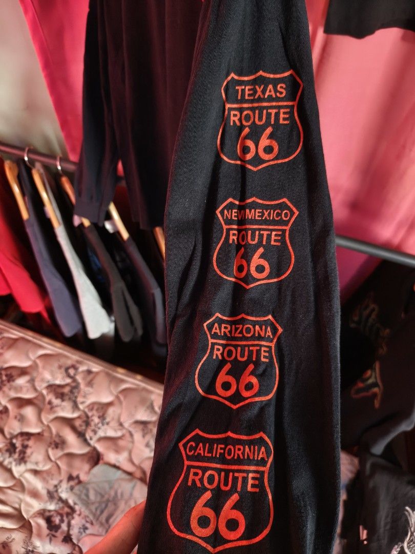 Harley Davidson Route 66 (Category: Longsleeves) located in Toledo. Submitted by goldendogs (Listing ID 1466868043, Image 3). Description: Medium Gildan tag No flaws.