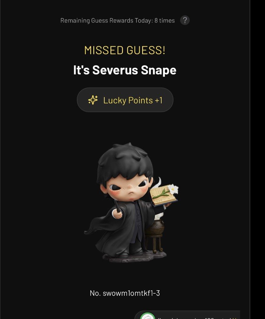 Harry Potter and Quidditch, Severus Snape (Category: Figurines & Statues) located in Quezon City. Submitted by xsayel (Listing ID 1466805624, Image 3). Description: Hirono Severus snape for sale only 700, can trade to sorting hat only fix Hirono Quidditch for sale 800, can be trade to Hedwig only fix Already onhand No other offers if will take both 1.5k Loc Del Monte QC Can meet up SM north by sched.
