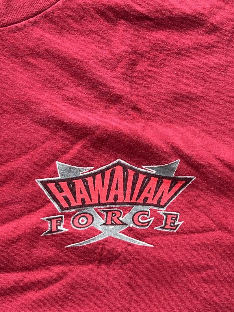 Hawaiian Strength Graphic Tee (Category: Sets & Coordinates) located in Cavite. Submitted by sillapwet0606 (Listing ID 1466804455, Image 3). Description: Minimal Crack Prints On Front Print. Minimal Crack Prints Back Design But you can see the good condition of the shirt.