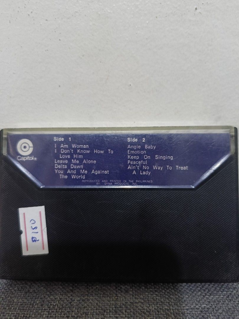 Helen Reddys - Greatest Hits (Category: CDs & DVDs) located in Cavite. Submitted by bodega_ni_kiks11 (Listing ID 1466839513, Image 2). Description: Most items are vintage and pre-owned, NOT brand new. Expect signs of age, minor flaws, scratches, or imperfections. Please check photos and descriptions carefully before buying. Buy only if you understand and accept the item's condition. Thank you for your interest!.