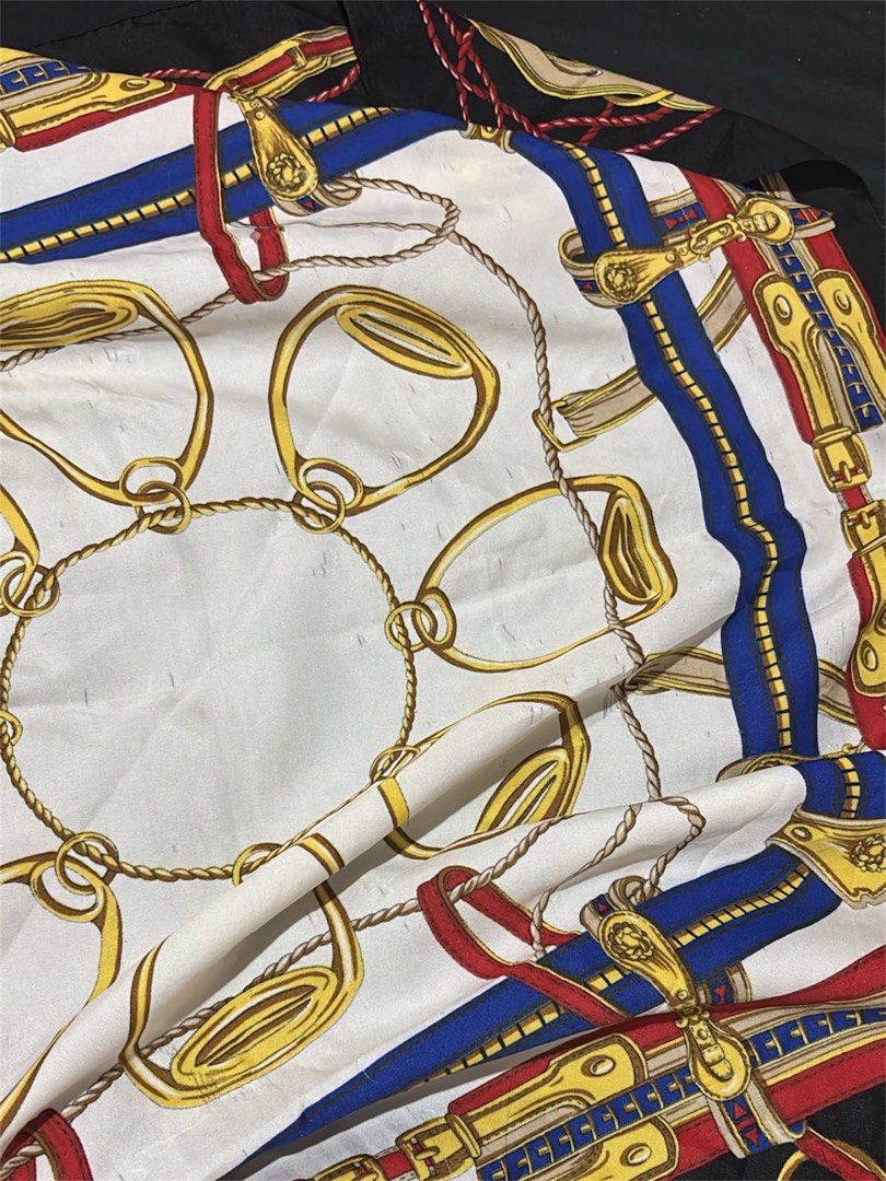 Hermes Scarf (Category: Scarves) located in Puerto Princesa. Submitted by 18arc (Listing ID 1466917466, Image 2). Description: Hermes Scarf off/legit Flaws: Cut tags and signs of usage 499 only.
