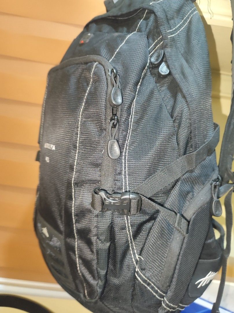 High Sierra Delta 4CS Backpack Black (Category: Backpacks) located in Naga. Submitted by semflewer (Listing ID 1466831743, Image 3). Description: - Brand/Model: High Sierra Delta 4CS Backpack - Color: Classic Black - Organization: Multiple zipped compartments for easy gear sorting - Comfort: Air flow padded back panel and suspension strap system - Durability: Durable mesh exterior with side compression buckles - Versatility: Ideal for school, wor