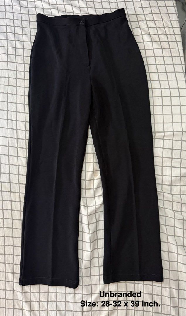 high-waisted straight-leg trousers (Category: Other Bottoms) located in Manila. Submitted by pinkyswearshop2.0 (Listing ID 1466830579, Image 1). Description: .