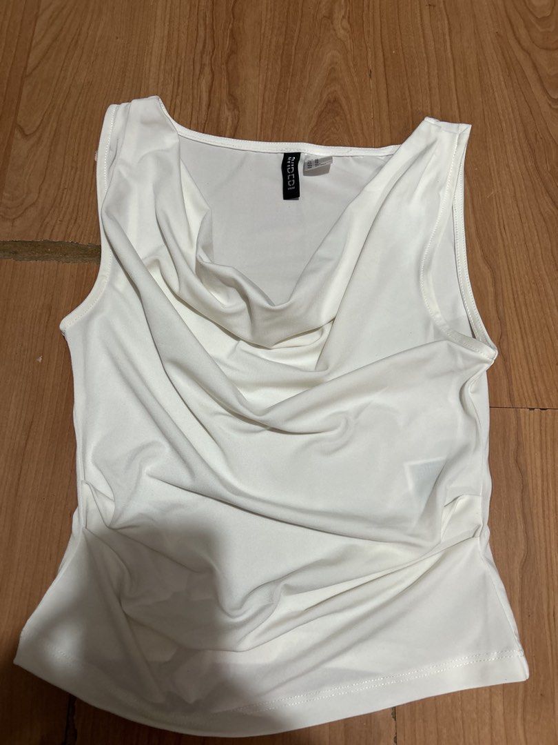 h&m divided cowl neck (Category: Sleeveless) located in Las Pinas. Submitted by ameothings (Listing ID 1466835372, Image 1). Description: LAST PRICE POSTED! DO NOT HAGGLE. size xs — NO WHEN WORNS — dm if interested!.