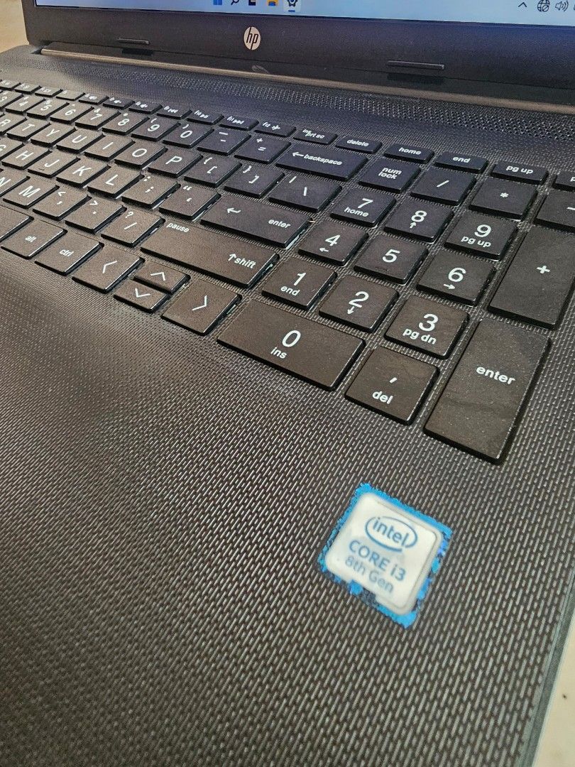 HP 15 i3 8th gen (Category: Laptops & Notebooks) located in Bacoor. Submitted by ginaxis15 (Listing ID 1466822786, Image 3). Description: Rush Today Hp 15-Da1016nx Last price: 5k working no defect good battery specs: 15.6 inch wide intel core i3 2.3ghz (8th gen) 8gb ddr4 120gb SSD wifi ready bluetooth webcam hdmi port windows 11 with charger molino bacoor cavite di palagi online 09911820458.