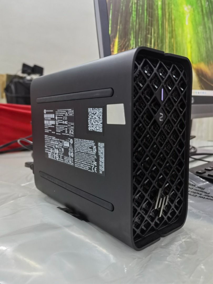HP Z2 Mini G1a Workstation (Category: Desktops) located in Muntinlupa City. Submitted by bongskie1970 (Listing ID 1466803841, Image 3). Description: HP Z2 Mini G1a Workstation 3.0 GHz AMD Ryzen AI Max+ PRO 395 64GB of 8533 MHz LPDDR5x RAM Integrated Radeon 8060S Graphics 1TB NVMe PCIe M.2 SSD Gigabit Ethernet Port Wi-Fi 7 (802.11be) | Bluetooth 5.4 3 x USB-C | 5 x USB-A 2 x Mini DisplayPort 2.1 Windows 11 Pro (64-Bit) https://www.bhphotovideo.com