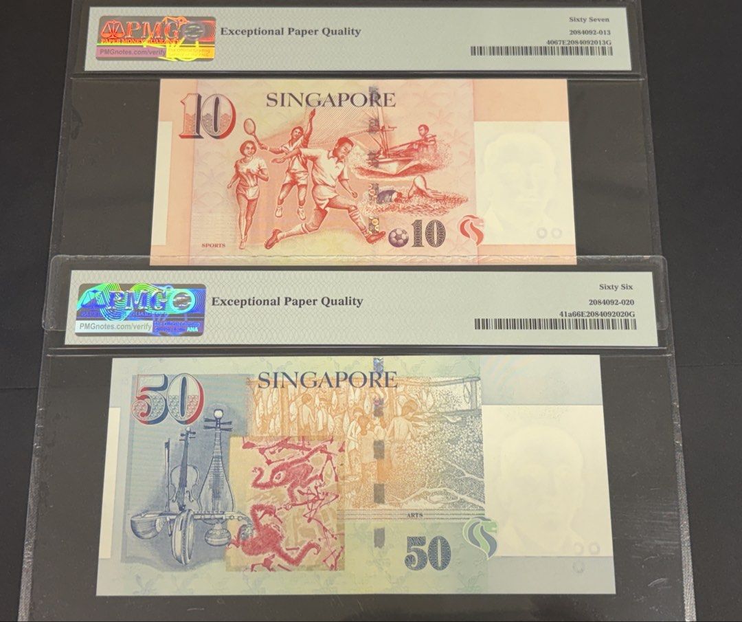 HTT $10/$50 Same prefix solid 7 (Category: Currency) located in Singapore. Submitted by meng_jai (Listing ID 1466820005, Image 2). Description: .