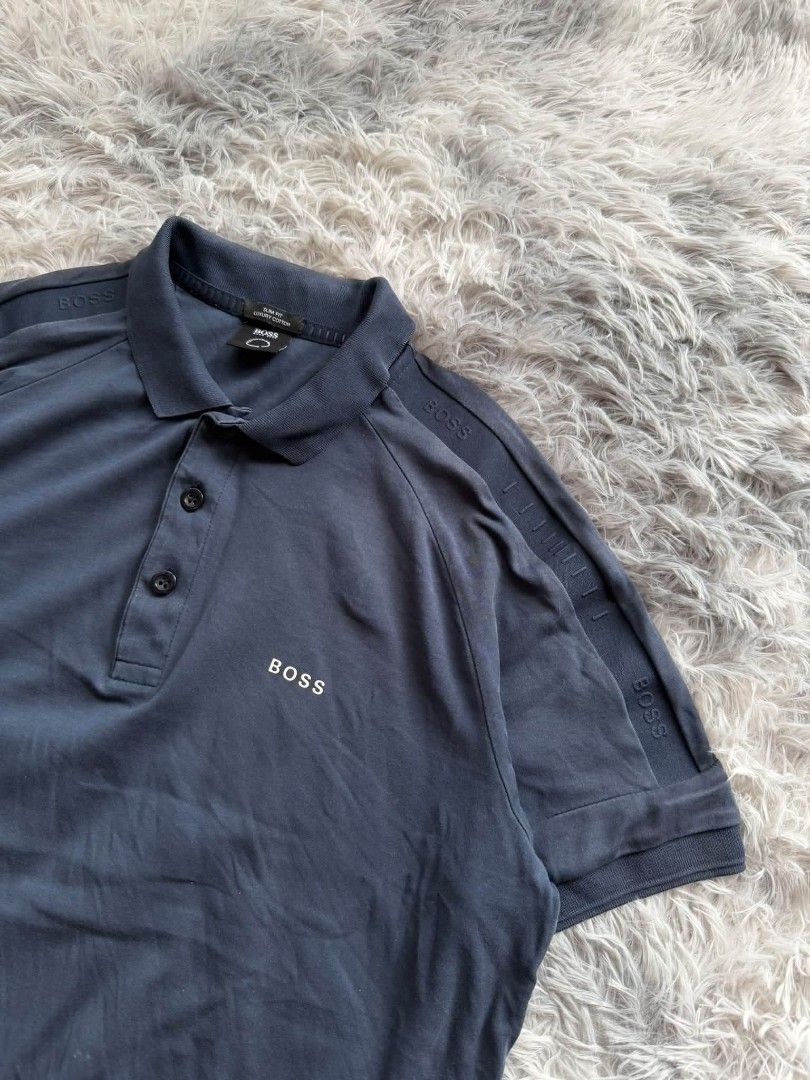 HUGO BOSS (Category: Tshirts & Polo Shirts ) located in Pagadian. Submitted by old_money_hits (Listing ID 1466887890, Image 2). Description: 19.5/27 9/10 color rate authentic 1 pinhole.