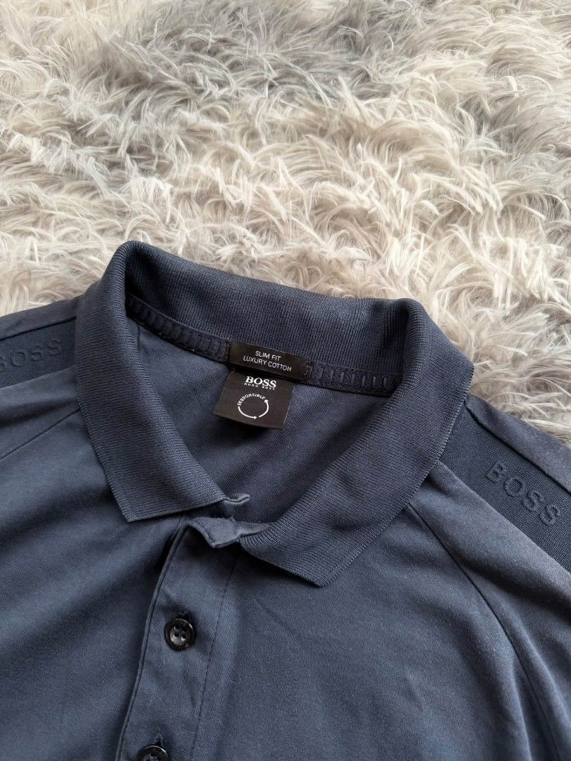 HUGO BOSS (Category: Tshirts & Polo Shirts ) located in Pagadian. Submitted by old_money_hits (Listing ID 1466887890, Image 3). Description: 19.5/27 9/10 color rate authentic 1 pinhole.
