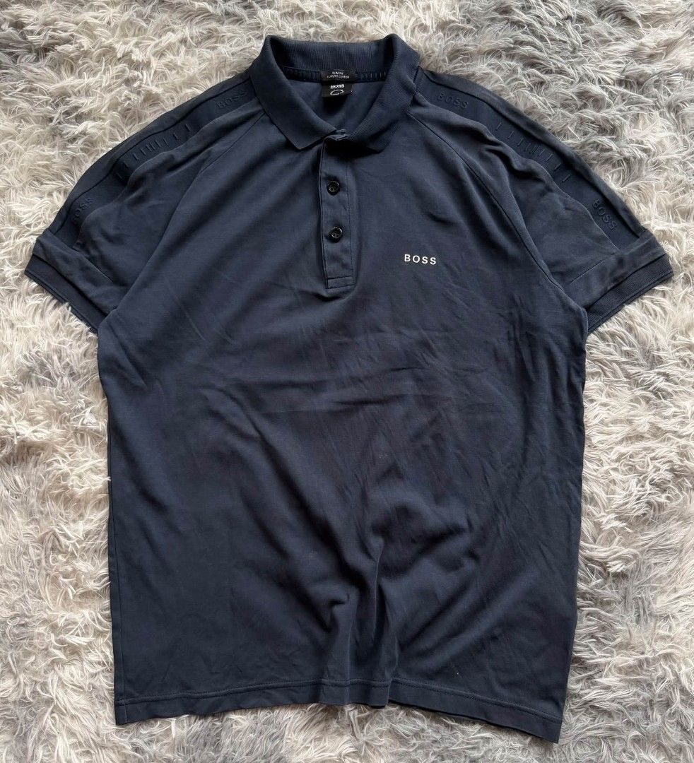 HUGO BOSS (Category: Tshirts & Polo Shirts ) located in Pagadian. Submitted by old_money_hits (Listing ID 1466887890, Image 1). Description: 19.5/27 9/10 color rate authentic 1 pinhole.